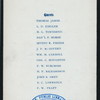 FIRST ANNUAL DINNER [held by] SHOE MANUFACTURERS ASSOCIATION OF GREATER NY & VICINITY [at] COSMOPOLITAN HOTEL [NY] (HOTEL;)
