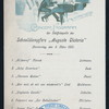 DINNER [held by] HAMBURG AMERIKA LINIE [at] SCHNELLDAMPFER (EXPRESS STEAMER) AUGUST VICTORIA (SS;)