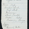 DAILY MENUS [held by] HOSPITAL (?) [at]  (OTHER)
