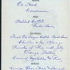 DINNER [held by] OCCIDENTAL & ORIENTAL STEAMSHIP COMPANY [at] SS COPTIC (SS;)