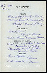 DINNER [held by] OCCIDENTAL & ORIENTAL STEAMSHIP COMPANY [at] SS COPTIC (SS;)