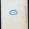 BANQUET TENDERED TO STAFF OF NASHVILLE & CLARKSVILLE DISTRICT [held by] SUN LIFE INSURANCE COMPANY OF AMERICA [at] "MAXWELL HOUSE, NASHVILLE, TN" (HOTEL;)