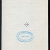 184TH REGULAR DINNER [held by] XIII CLUB [at] "LITTLE HUNGARY, NEW YORK, NY" ([REST?];)