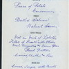 DINNER [held by] OCCIDENTAL & ORIENTAL STEAMSHIP CO. [at] "S.S. ""COPTIC""" (SS;)