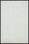 LUNCHEON,BILL OF FARE [held by] PARK AVE. HOTEL [at] NY (HOTEL)