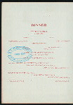 DINNER [held by] HOTEL ORMOND [at] "ORMOND, FL" (HOTEL;)