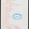 BILL OF FARE/[BREAKFAST] ONE SIDE; BILL OF FARE/[LUNCH] REVERSE SIDE; [held by] CHILDS' LUNCH ROOMS [at] "54 BEAVER STREET [NEW YORK, NY];" (REST.)