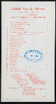 BILL OF FARE/[BREAKFAST] ONE SIDE; BILL OF FARE/[LUNCH] REVERSE SIDE; [held by] CHILDS' LUNCH ROOMS [at] "54 BEAVER STREET [NEW YORK, NY];" (REST.)