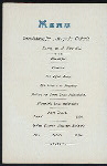 DINNER] [held by] HAMBURG AMERIKA LINIE [at] SCHNELLDAMPFER (EXPRESS STEAMER) AUGUST VICTORIA (SS;)