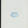 DINNER TENDERED TO RIGHT WORSHIPFUL BENJAMIN V.W. OWENS, DISTRICT DEPUTY GRAND MASTER [held by] THIRD MASONIC DISTRICT MASTERS' ASSOCIATION [at] "ARGYLE, THE, BROOKLYN, NY" ([REST?];)