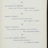 DINNER TENDERED TO RIGHT WORSHIPFUL BENJAMIN V.W. OWENS, DISTRICT DEPUTY GRAND MASTER [held by] THIRD MASONIC DISTRICT MASTERS' ASSOCIATION [at] "ARGYLE, THE, BROOKLYN, NY" ([REST?];)