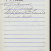 DINNER TENDERED TO RIGHT WORSHIPFUL BENJAMIN V.W. OWENS, DISTRICT DEPUTY GRAND MASTER [held by] THIRD MASONIC DISTRICT MASTERS' ASSOCIATION [at] "ARGYLE, THE, BROOKLYN, NY" ([REST?];)