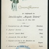 DINNER [held by] HAMBURG-AMERIKA LINIE [at] "SCHNELLDAMPFER ""AUGUSTE VICTORIA""" (SS;)