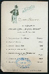DINNER [held by] HAMBURG-AMERIKA LINIE [at] "SCHNELLDAMPFER ""AUGUSTE VICTORIA""" (SS;)