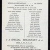 DAILY MENU [held by] MILLS HOTEL [at] "BLEECKER STREET, NEW YORK" (REST;)