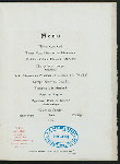 COMPLIMENTARY DINNER TO WRIGHT D. P0WNALL, GRAND MASTER OF MASONS IN THE STATE OF NEW YORK [held by] GRAND LODGE OFFICERS OF THE METROPOLITAN DISTICT [NY] [at] "HOTEL SAVOY, [NY]" (HOTEL;)