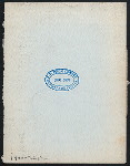 COMPLIMENTARY DINNER TO WRIGHT D. P0WNALL, GRAND MASTER OF MASONS IN THE STATE OF NEW YORK [held by] GRAND LODGE OFFICERS OF THE METROPOLITAN DISTICT [NY] [at] "HOTEL SAVOY, [NY]" (HOTEL;)
