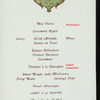 ANNUAL DINNER [held by] HANOVER CLUB [at]  (OTHER (PRIVATE CLUB?);)