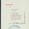 ANNUAL DINNER [held by] HANOVER CLUB [at]  (OTHER (PRIVATE CLUB?);)