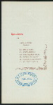 ANNUAL DINNER [held by] HANOVER CLUB [at]  (OTHER (PRIVATE CLUB?);)