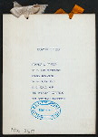 3RD ANNUAL DINNER [held by] DUTCHESS COUNTY SOCIETY IN THE CITY OF NY [at] WALDORF-ASTORIA HOTEL (HOTEL;)