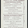 LUNCH [held by] HOTEL DE FRANCE [at] "PALERMO, ITALY" (FOREIGN;)