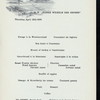 DINNER [held by] NORDDEUTSCHER LLOYD BREMEN [at] EN ROUTE ABOARD KAISER WILHELM DER GROSSE (SS;)
