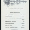 DINNER [held by] NORDDEUTSCHER LLOYD BREMEN [at] EN ROUTE ABOARD KAISER WILHELM DER GROSSE (SS;)