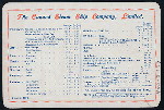 LUNCHEON [held by] CUNARD LINE [at] EN ROUTE ABOARD R.M.S. LUCANIA (SS;)