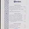 BANQUET PREIS KEGELNS (BOWLING PRIZE?) [held by] VEREINIGTE KEGEL-CLUBS DEUTSCHER LIEDERKRANS [at] "NEW YORK, NY"