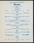 DINNER [held by] HOTEL MARLBOROUGH [at] "NEW YORK, NY" (HOTEL;)