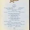 DINNER; [held by] HOTEL DEL PRADO [at] "CHICAGO,[IL]" (HOTEL;)