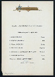 DINNER [held by] NORDDEUTSCHER LLOYD BREMEN [at] SS KAISER WILHELM DER GROSSE (SS;)
