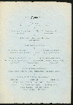 DINNER [held by] HOWARD HOUSE [at] "MALONE, NY" (HOTEL;)