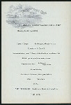 DINNER; [held by] NORDDEUTSCHER LLOYD BREMEN [at] DAMPFER KAISER WILHELM DER GROSSE; (SS;)