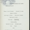 DINNER; [held by] NORDDEUTSCHER LLOYD BREMEN [at] DAMPFER KAISER WILHELM DER GROSSE; (SS;)