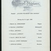 DINNER; [held by] NORDDEUTSCHER LLOYD BREMEN [at] DAMPFER KAISER WILHELM DER GROSSE; (SS;)
