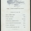 DINNER] [held by] NORDDEUTSCHER LLOYD BREMEN [at] DAMPFER KAISER WILHELM DER GROSSE; (SS;)