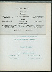 ANNUAL BANQUET [held by] ALPHA OF ZETA PSI [at] "DELMONICO'S, NEW YORK, NY" (REST.)