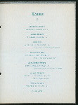 ANNUAL BANQUET [held by] ALPHA OF ZETA PSI [at] "DELMONICO'S, NEW YORK, NY" (REST.)