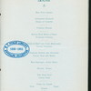 ANNUAL BANQUET [held by] ALPHA OF ZETA PSI [at] "DELMONICO'S, NEW YORK, NY" (REST.)