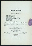 ANNUAL MEETING [held by] BOSTON BOOT & SHOE CLUB [at] "BRUNSWICK HOTEL, BOSTON, MA" (HOTEL;)