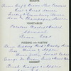DINNER [held by] OCCIDENTAL AND ORIENTAL STEAMSHIP CO. [at] EN ROUTE ABOARD S.S. DORIC (SS;)