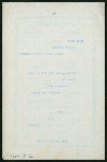 DINNER [held by] PACIFIC MAIL STEAMSHIP CO. [at] EN ROUTE ABOARD PANAMA LINE STEAMSHIP CITY OF PARA (SS;)