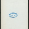BANQUET OF THE FIFTY NINTH ANNUAL CONVENTION [held by] CHI PSI FRATERNITY [at] "HOLLAND HOUSE, NEW YORK, NY" (HOTEL;)