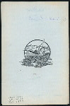 DINNER [held by] OCCIDENTAL AND ORIENTAL STEAMSHIP CO. [at] EN ROUTE ABOARD S.S. DORIC (SS;)
