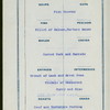 DINNER [held by] PACIFIC MAIL STEAMSHIP CO. [at] EN ROUTE ABOARD PANAMA LINE STEAMSHIP CITY OF PARA (SS;)