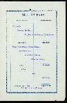 DINNER [held by] PACIFIC MAIL STEAMSHIP CO. [at] EN ROUTE ABOARD PANAMA LINE STEAMSHIP CITY OF PARA (SS;)
