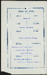 DINNER [held by] PACIFIC MAIL STEAMSHIP CO. [at] EN ROUTE ABOARD PANAMA LINE STEAMSHIP CITY OF PARA (SS;)