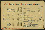 DINNER [held by] CUNARD LINE [at] EN ROUTE ABOARD R.M.S. LUCANIA (SS;)